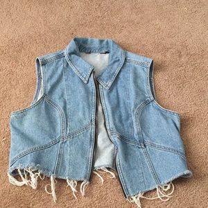 Cute jean coverup